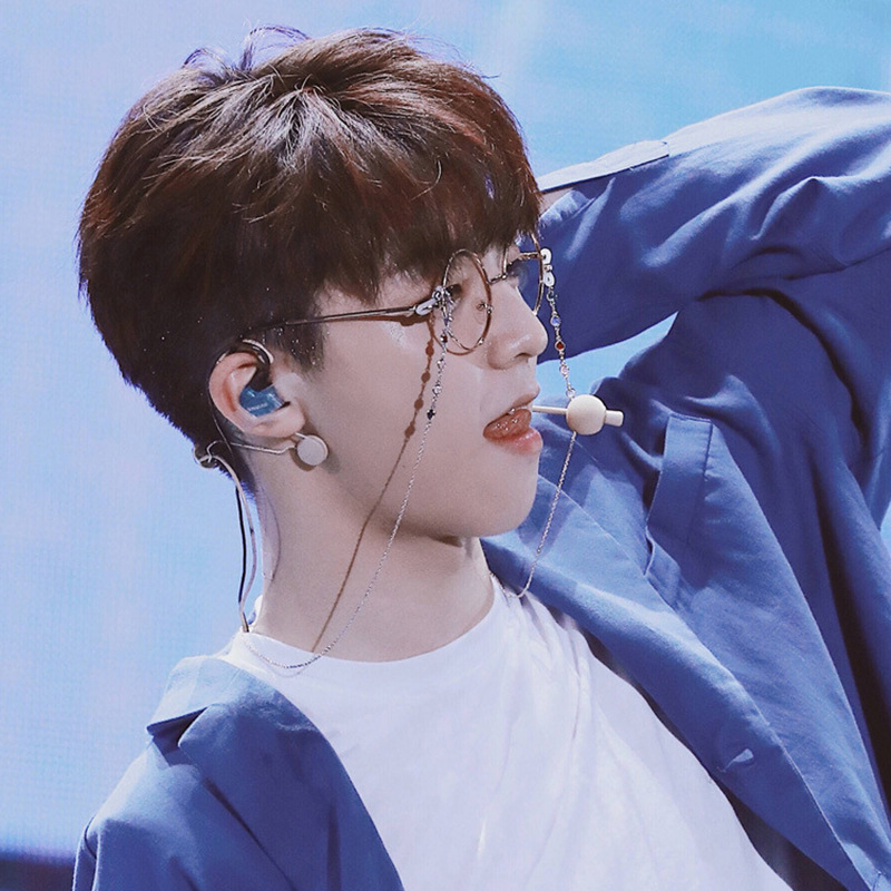 Dây đeo gọng kính chuỗi chain glasses hạt đá nhiều màu sắc thần tượng idol kpop phong cách Hàn Quốc