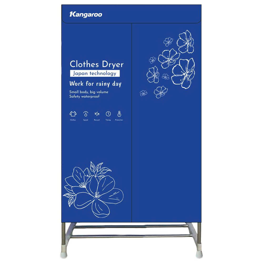 [SP MỚI]  Máy Sấy Quần Áo Kangaroo KGCD15M1E Công Suất Cao 1500W Tối Đa 20 KG Quần Áo/Lần