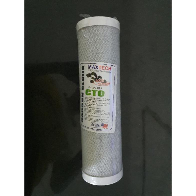 Lõi lọc số 3 CTO loại 10inch dùng cho máy lọc Ro gia đình -