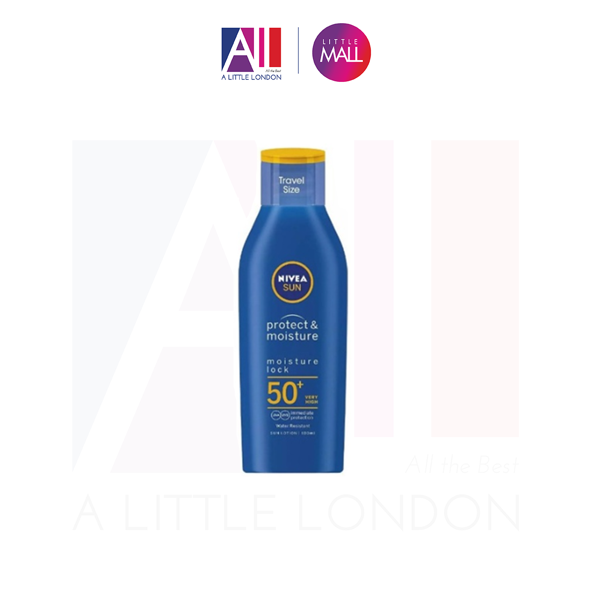 Kem chống nắng, chống nước Nivea Sun Protect & Moisture SPF50+ Very High Sun Lotion 100ml (Bill Anh)