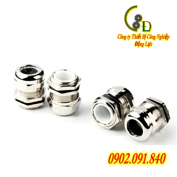 Ốc siết cáp kim loại, ốc khóa kẹp dây cáp điện chống thấm nước cho tủ điện PG21