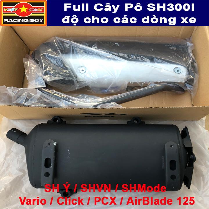 Full cây pô sh300i gắn cho sh ý shvn shmode pcx vario click