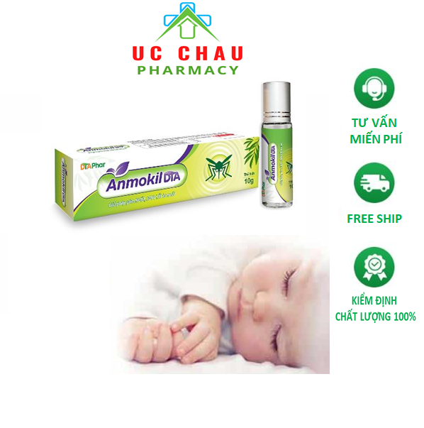 Lăn côn trùng cắn AnMokil Dia Chai 10ml