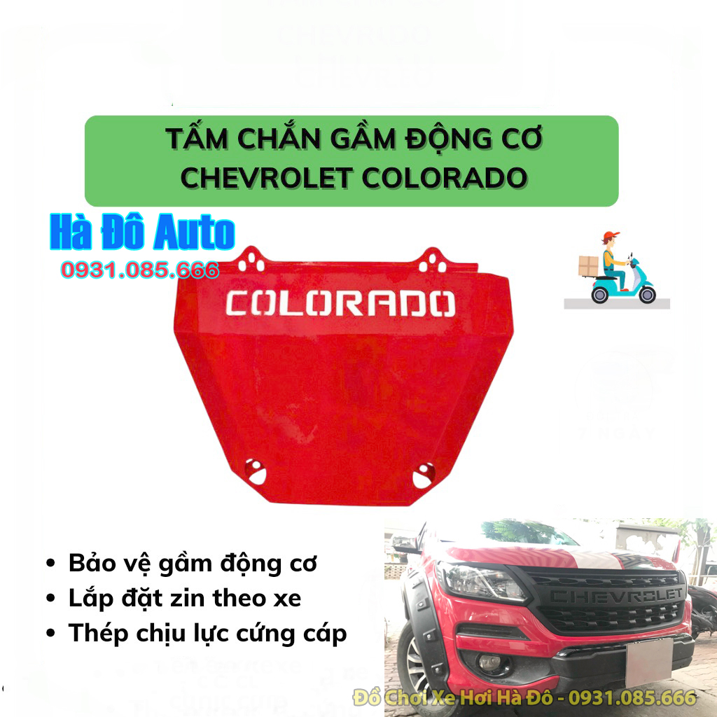 Tấm Chắn Gầm Động Cơ Colorado 2017 2018 2019 2020 2021 2022 2023 - Tấm Bảo Vệ Gầm Máy Chevrolet Colorado 2017/2023