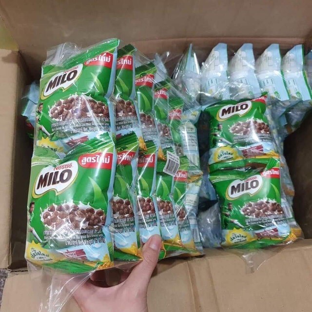 Bỏng milo Thái lan 50k/ 1 bịch 12 gói