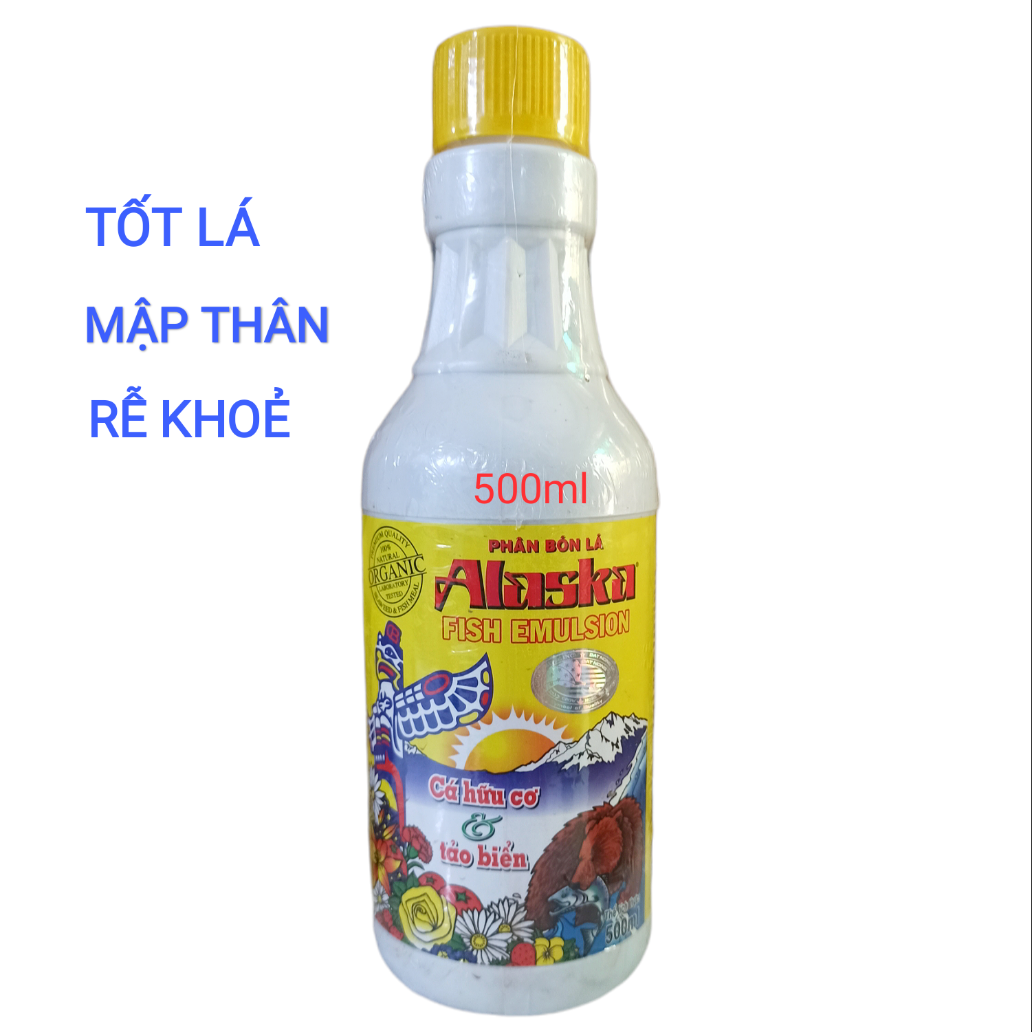 Đạm cá alaska nhập khẩu từ mỹ tốt lá, khỏe rễ - chai 500ml
