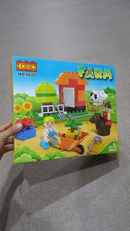 Cogo - 6822 mô hình nhỏ nông trại 34 viên