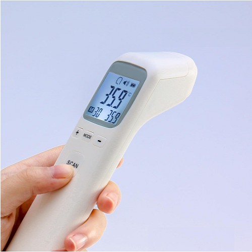 [hcm]nhiệt kế điện tử hồng ngoại đo trán đo cơ thể cho bé loại cao cấp có đèn 7