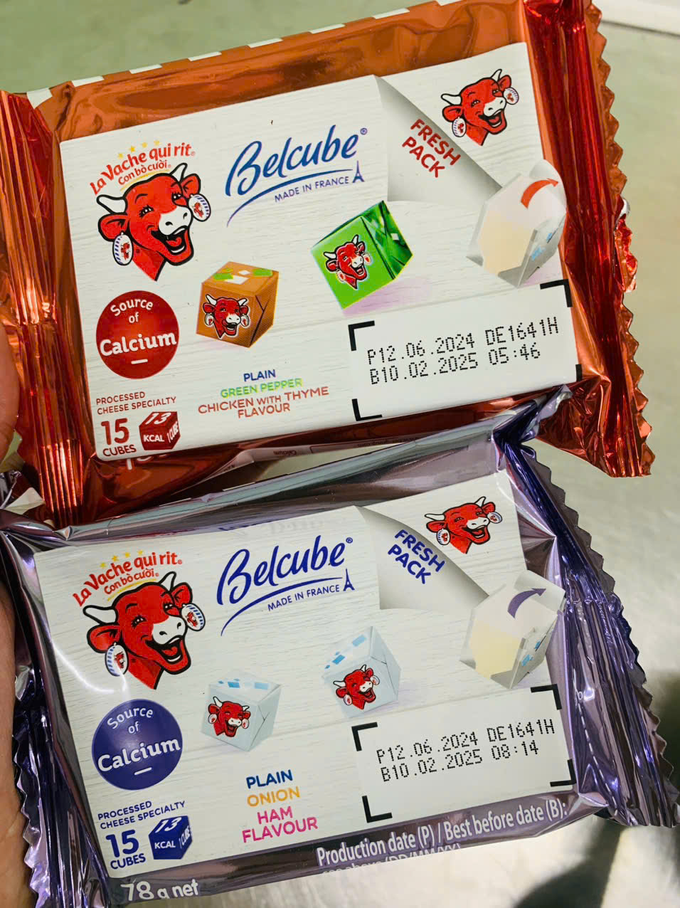 Phomai Belcube vuông 15 viên gói 78g