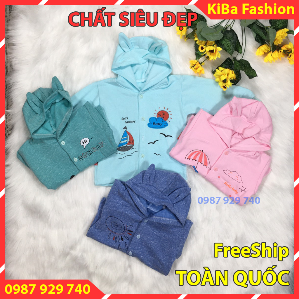 [Mẫu Mới] Áo khoác nỉ dài tay có mũ cho bé trai/gái 3-10kg-AKN0230-Ảnh + Video thật/áo khoác cho bé gái/áo khoác cho bé trai/áo khoác cho bé/áo khoác sơ sinh bé trai/áo khoác cho bé sơ sinh/áo khoác cho bé sơ sinh