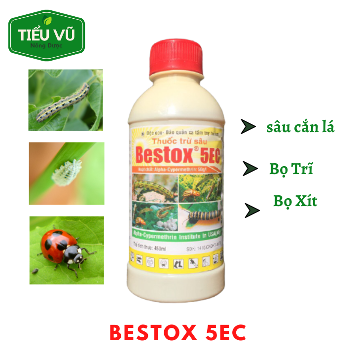 Thuốc trừ sâu, bọ trỉ, bù lạch, bọ xít Bestox 5EC 450ml