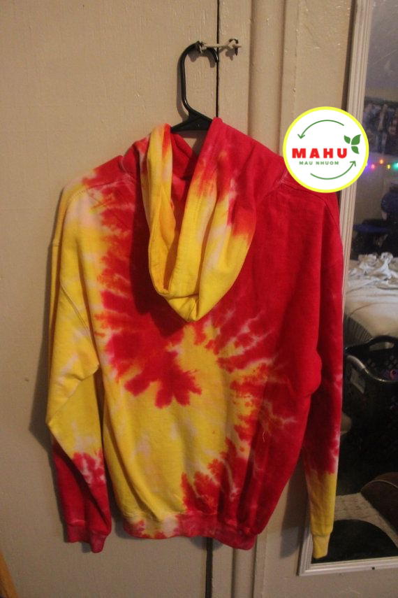 "Thuốc nhuộm quần áo Tie Dye, bộ 10 màu tùy chọn (nhuộm áo loang, full phụ kiện)"