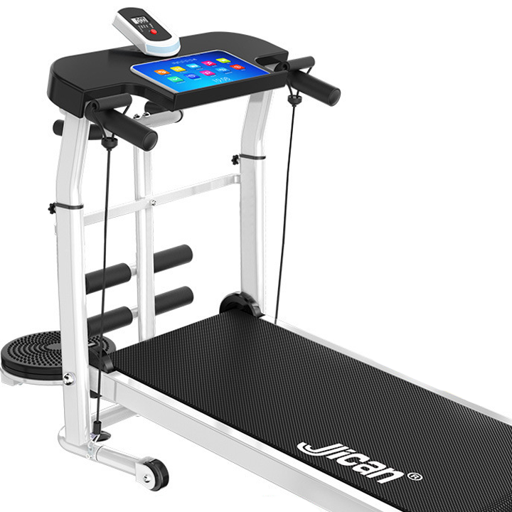 Máy đi bộ tại nhà KR01 phù hợp tập gym, tập thể dục. Máy chạy bộ cơ tại nhà kèm bàn xoay hông, không động cơ trợ lực giúp chạy bộ tại nhà hiệu quả màn hiển thị thông số