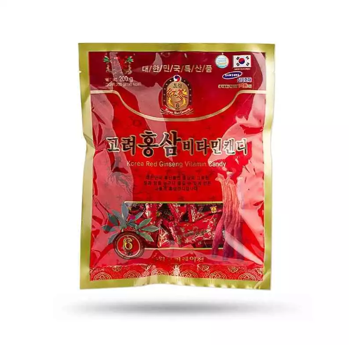 (Combo 2 gói) Kẹo hồng sâm Vitamins Dream Hàn Quốc gói 200g