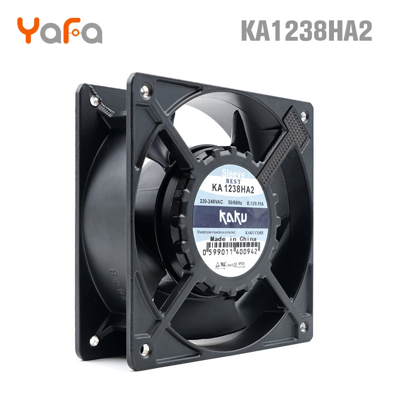 [Fancys mô-đun] ka1238ha2 dẫn dây loại ban đầu Kaku 220V 0.13A Kim Loại Lưỡi fan hâm mộ không thấm nước và nhiệt độ cao kháng trục fan hâm mộ
