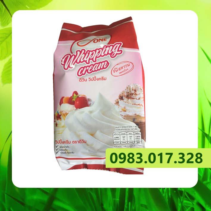 Bột kem whipping cream 500 gram