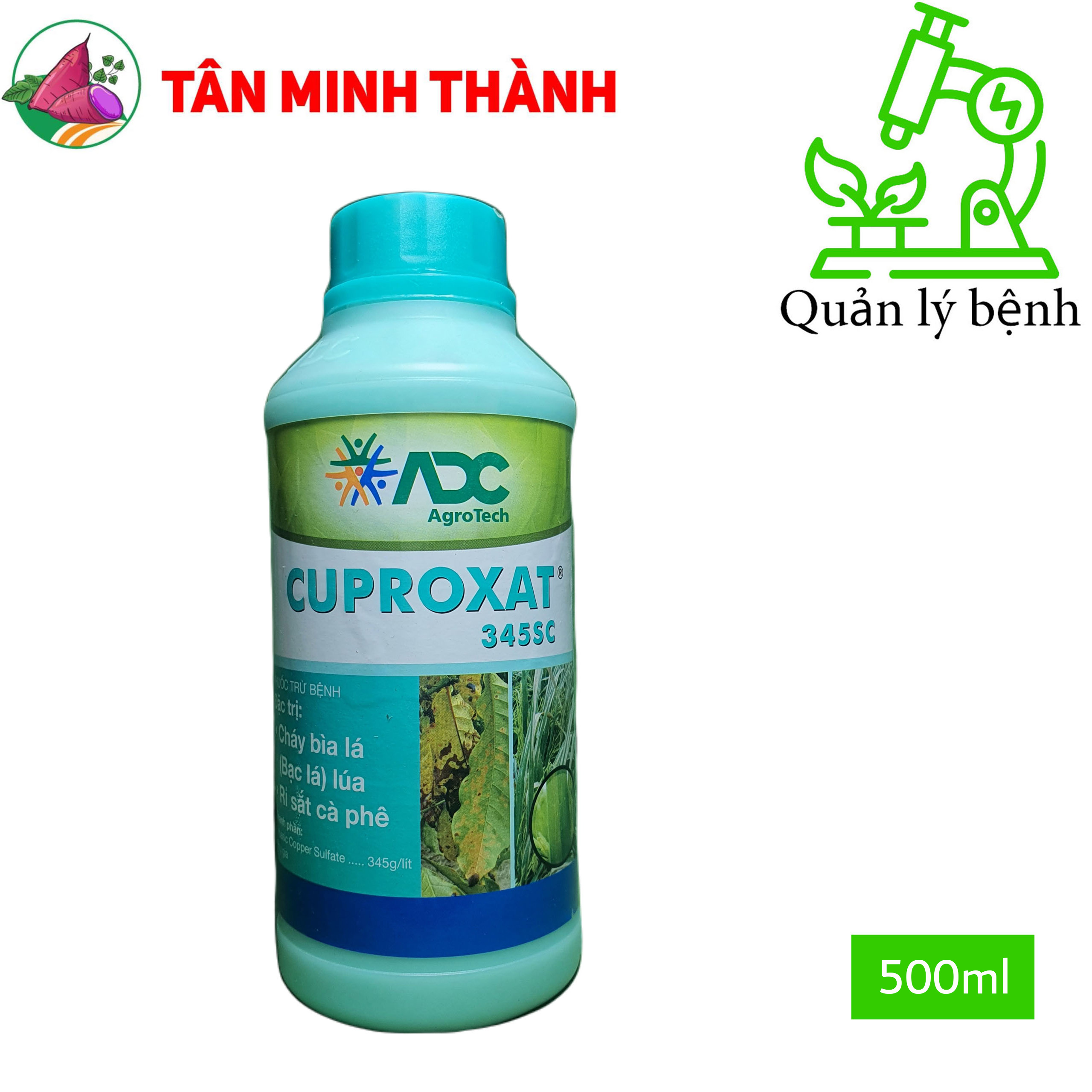 Cuproxat ADC 345SC - Thuốc trừ bệnh vàng lá, bạc lá trên lúa và rỉ sắt trên cà phê
