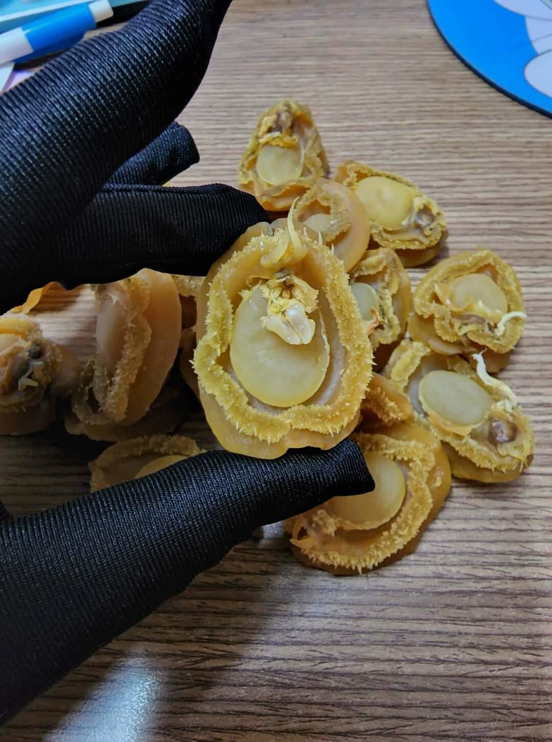 Bào ngư khô thượng hạng 250gr/ bịch / kích thước size 80 con / kg