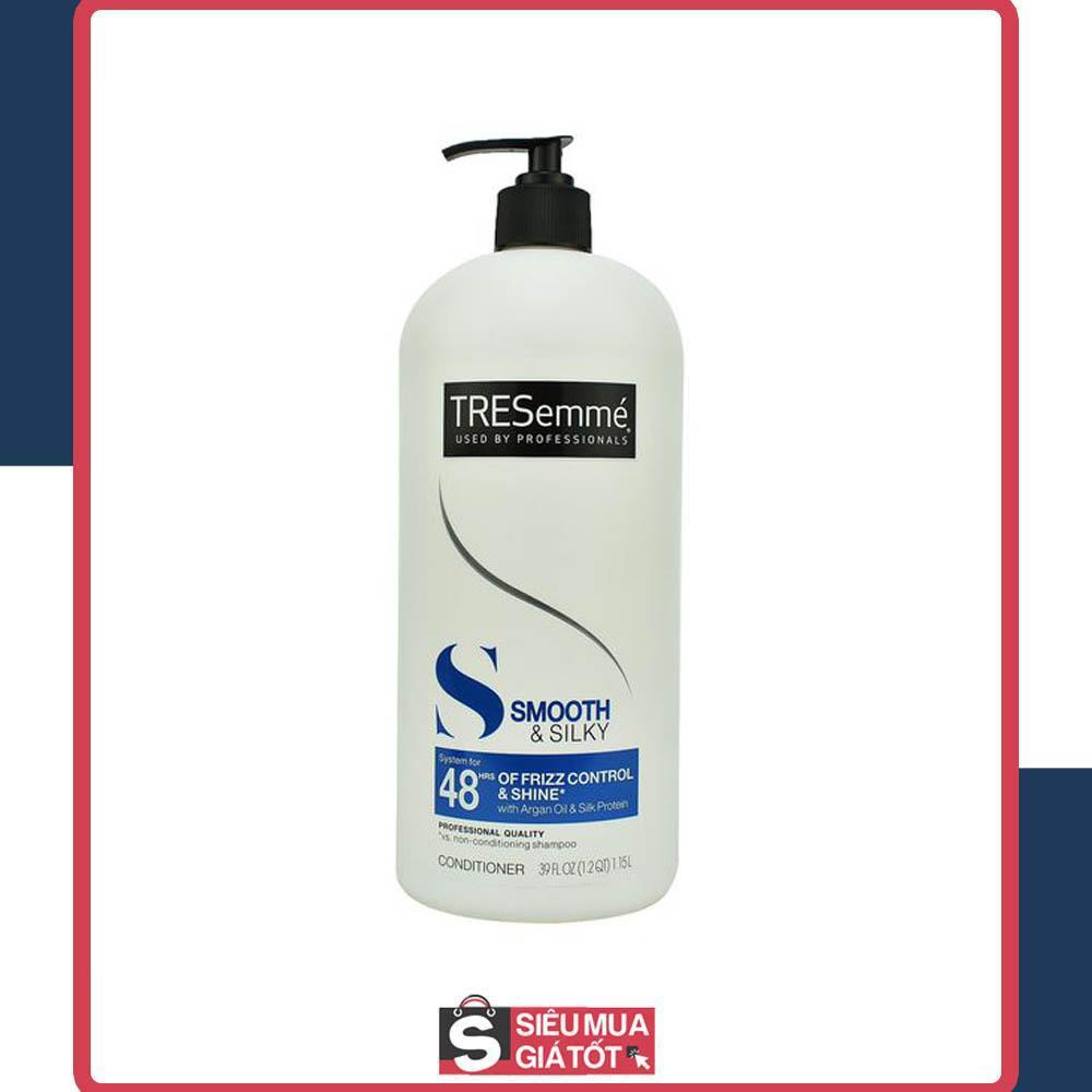 Dầu xả bóng mượt tresemmé smooth and silky mỹ 1.15l