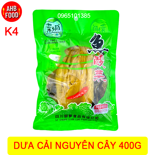Dưa cải muối chua nguyên cây 400g