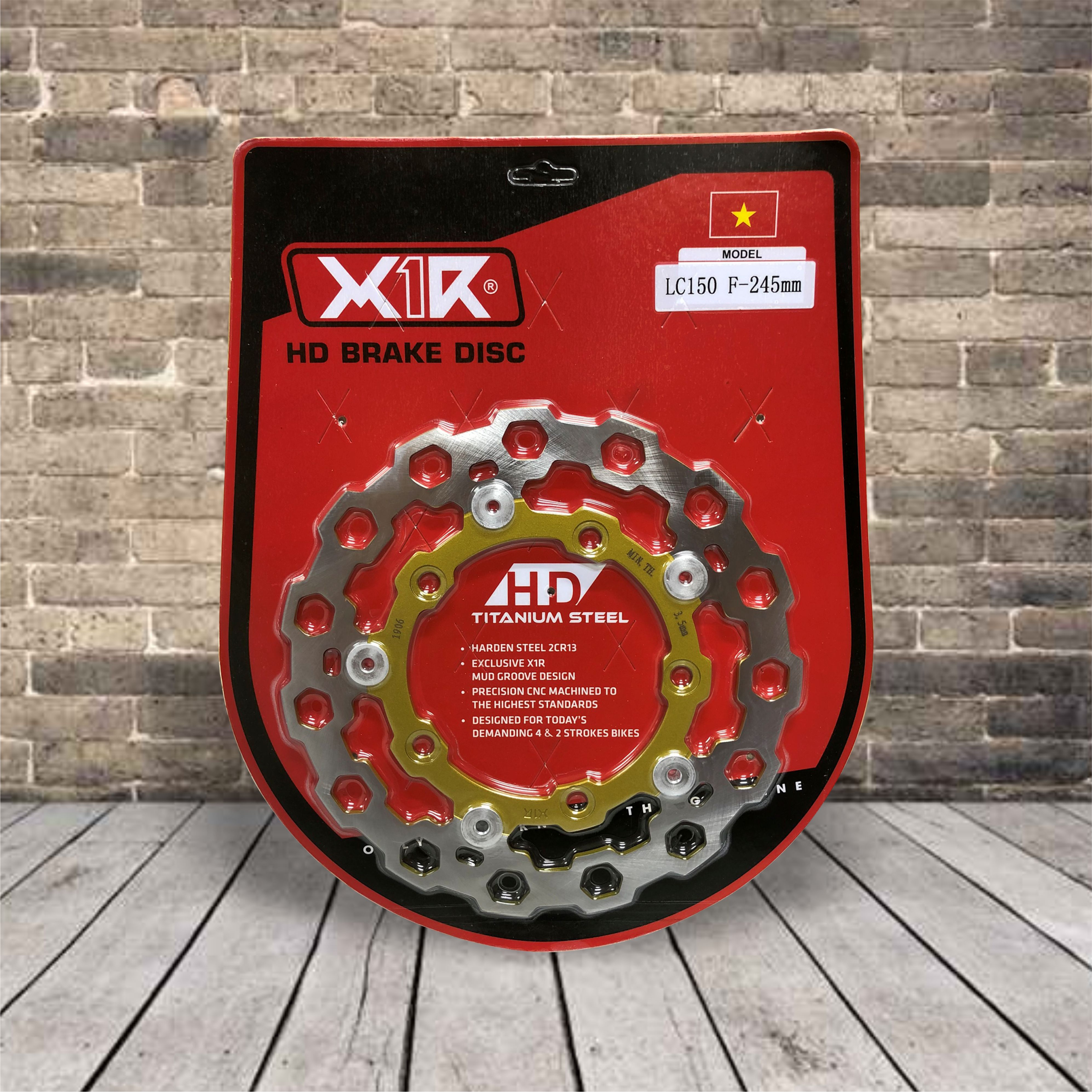 Đĩa phanh x5 trước cho exciter 150