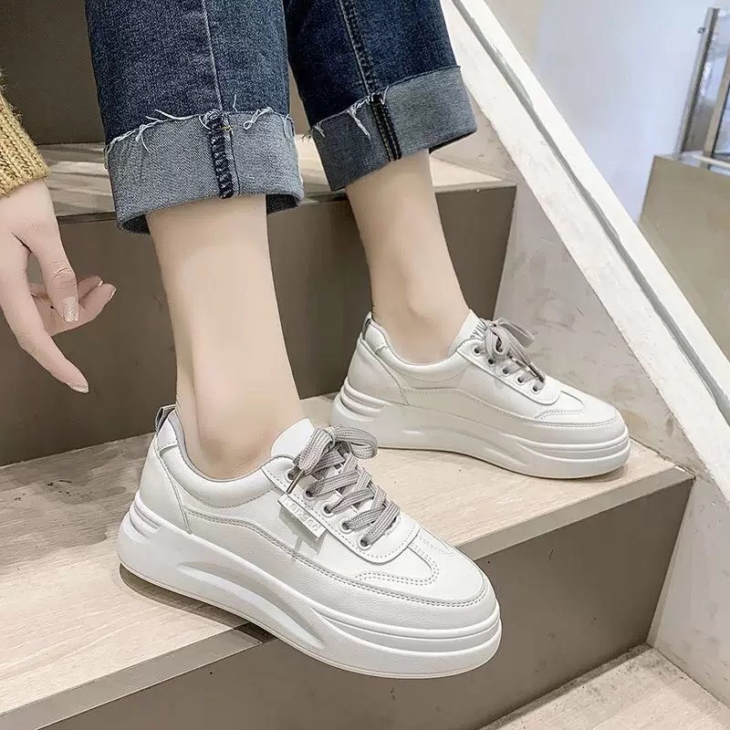 GIÀY NỮ SNAKER TRẺ TRUNG NĂNG ĐỘNG MÙA HÈ ĐỘN ĐẾ 4CM RM91