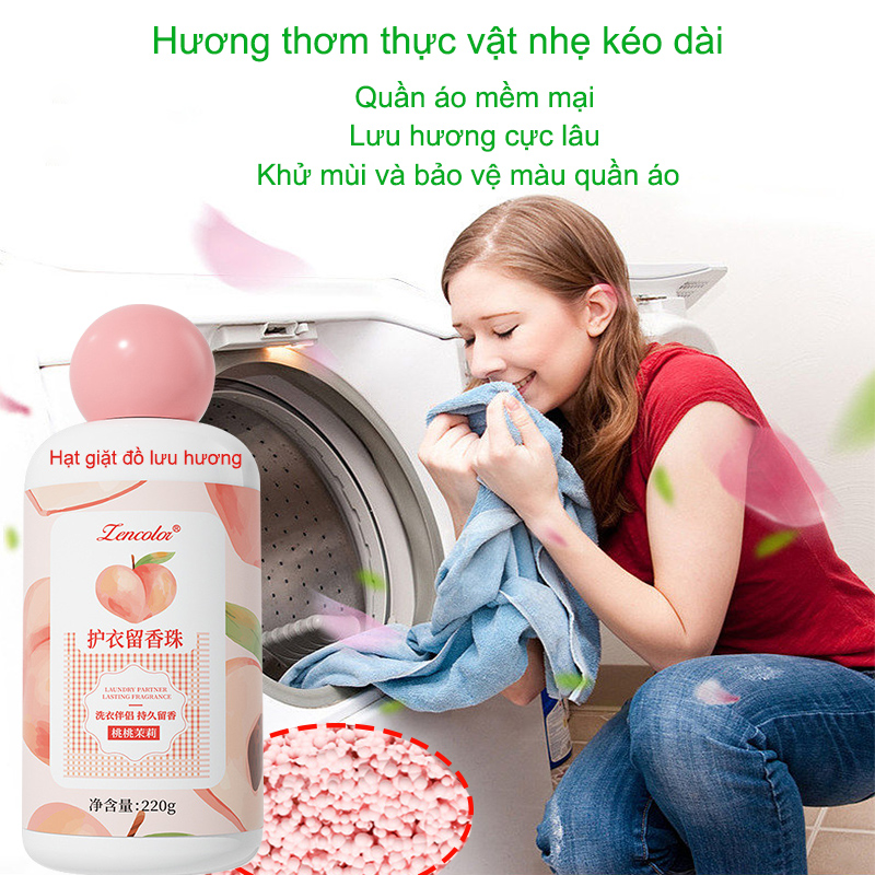 HẠT GIẶT ĐỒ LƯU HƯƠNG Sử dụng cho máy giặt Tạo hương thơm dễ chịu Hạt xả vải lưu hương thơm quần áo Lâu