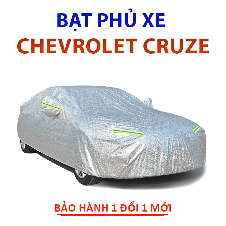 Bạt phủ xe ô tô 5 chỗ Chevrolet Cruze cao cấp 3 lớp che nắng mưa bụi bẩn chống trầy xước