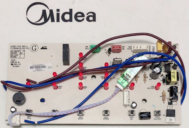 Bo mạch quạt midea ac200-17jr