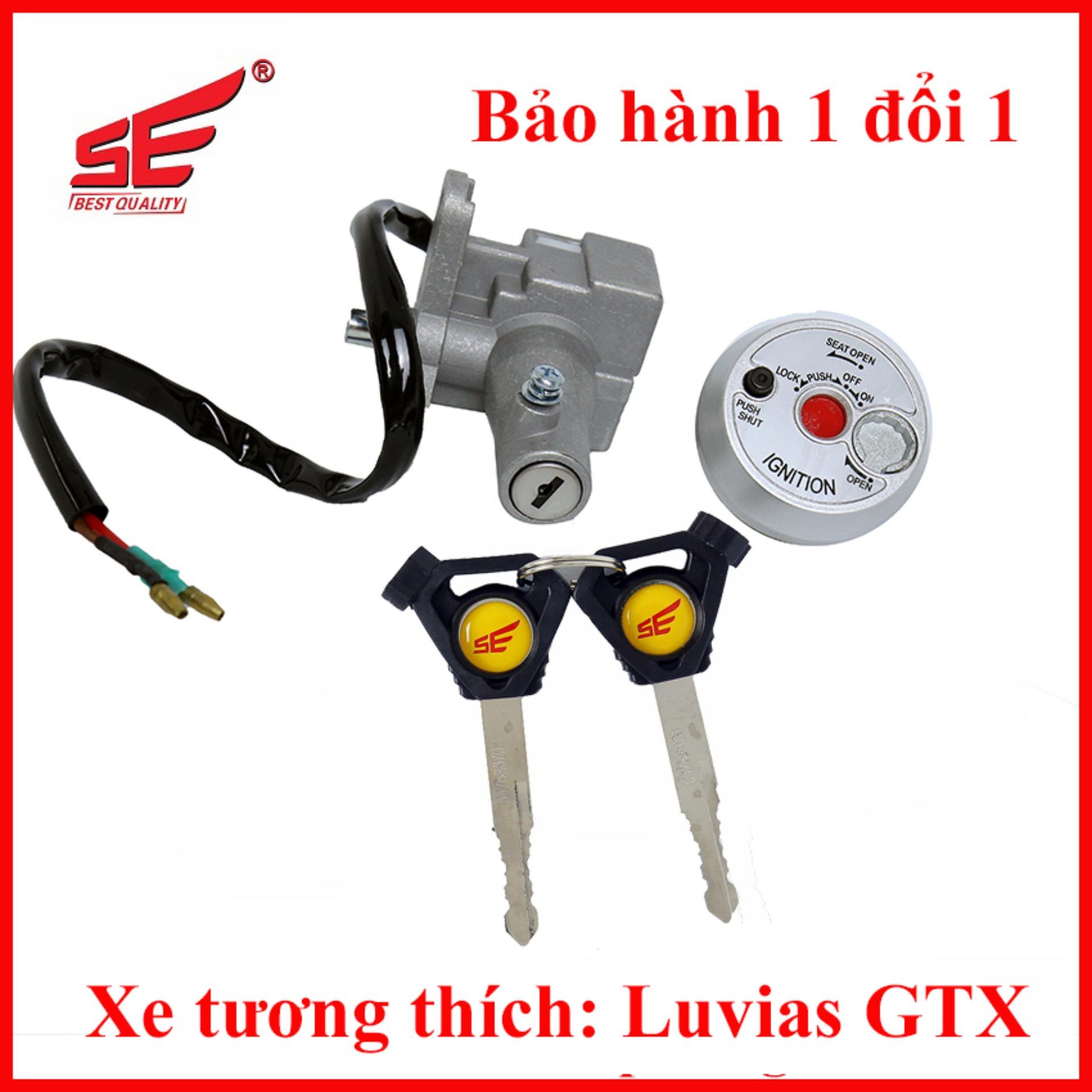 Bộ ổ khóa xe máy LUVIAS GTX 2 cạnh thương hiệu SE