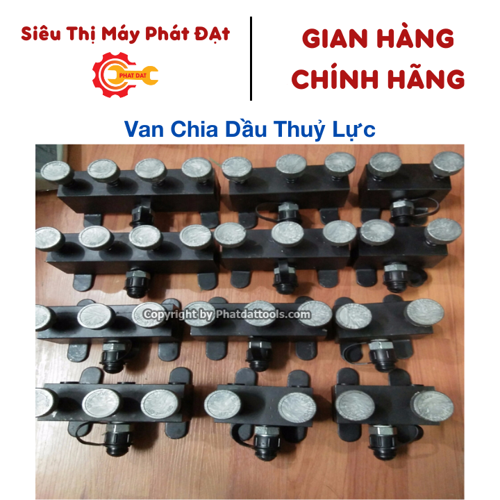 Bộ van chia dầu thủy lực 2-3-4-5 cổng - van chia thủy lực