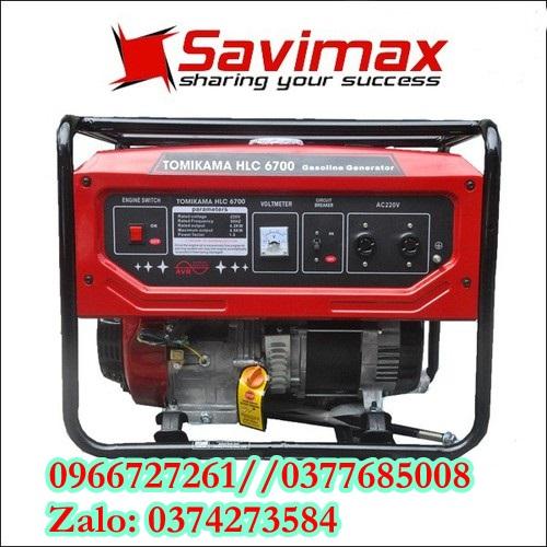 Máy phát điện Tomikama 6700S công suất 5kw chạy xăng
