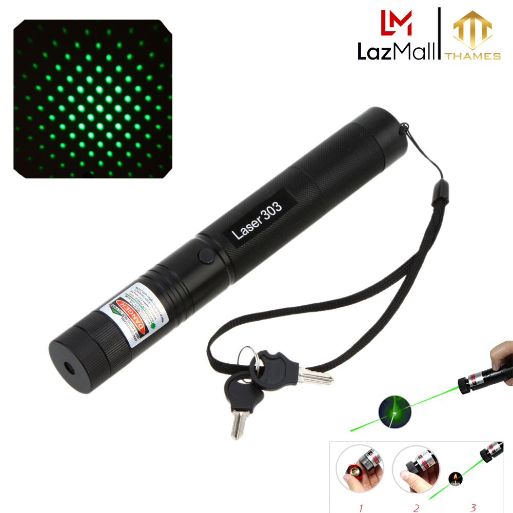 Đèn pin laze thames cao cấp lazer 303 full hộp - chính hãng