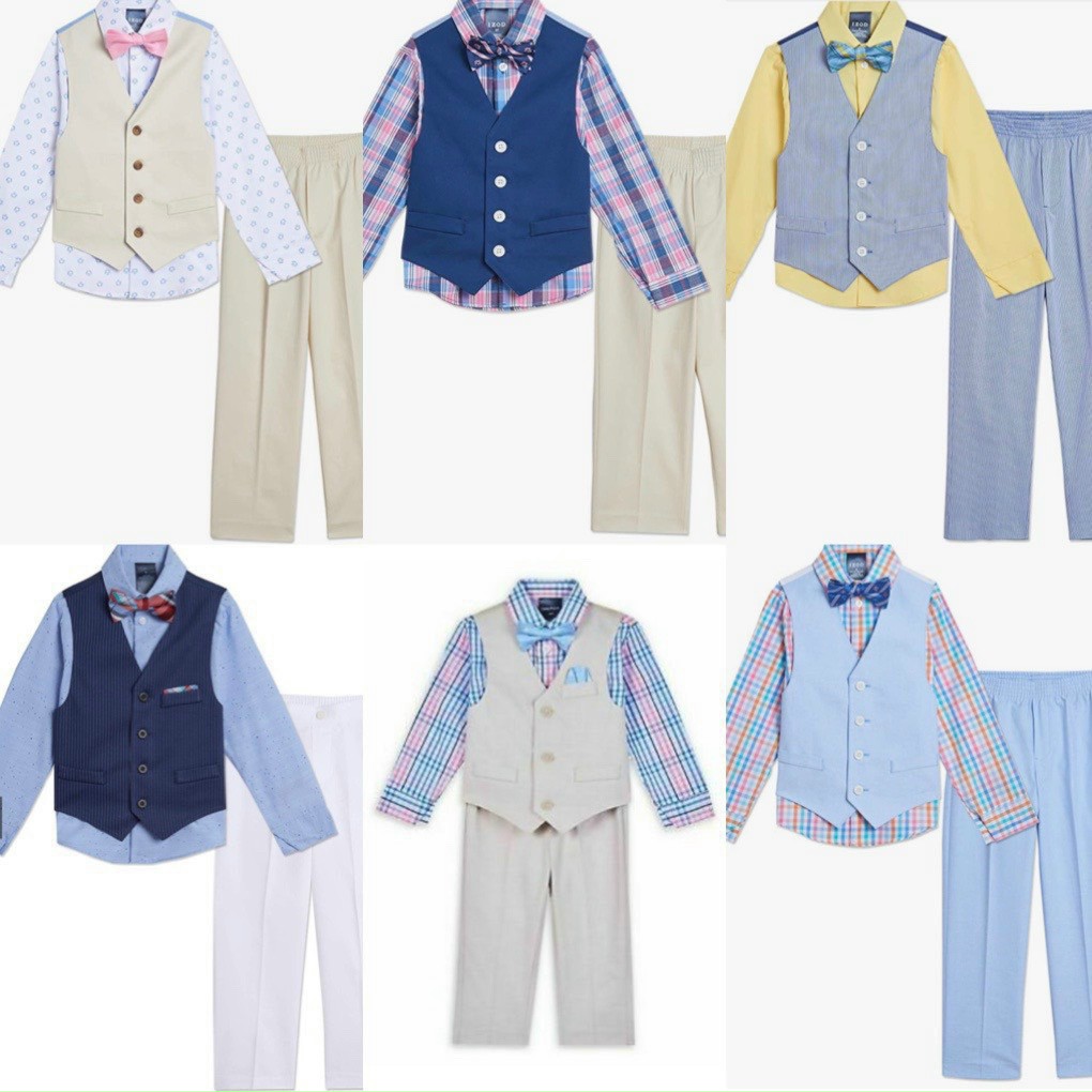 Set bộ ghile công tử 4 chi tiết cho bé từ 1-7 tuổi