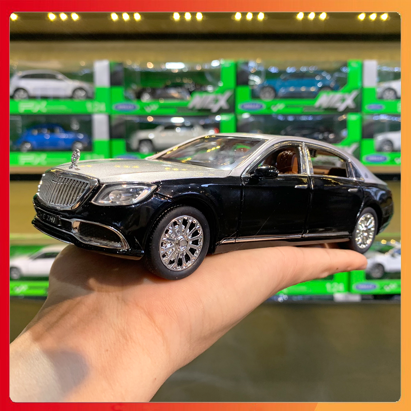 Xe mô hình Mercedes Benz Maybach S600 tỉ lệ 1:24 hãng Chezhi