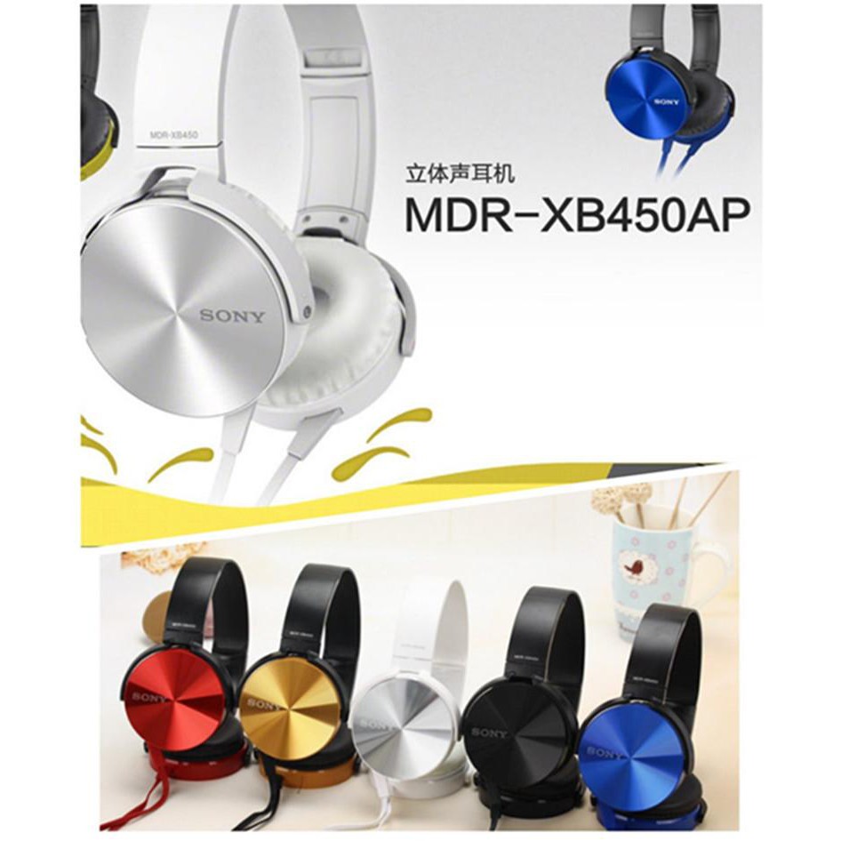 TAI NGHE CHỤP TAI MDR-450AP - TRẮNG