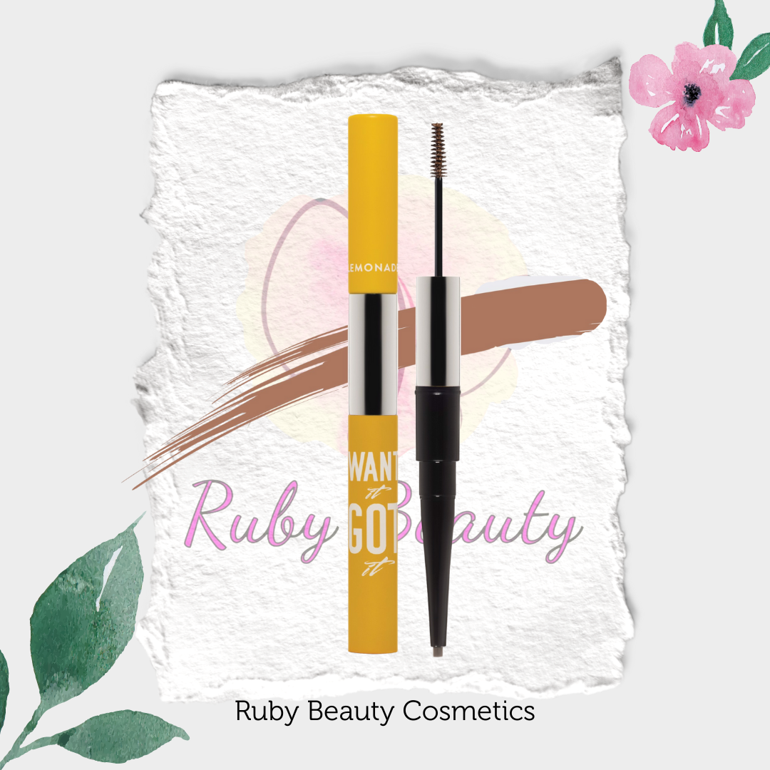 Chì kẻ mày lemonade 2 đầu màu nâu sáng 2g + 2ml want it got it dual eyebrow