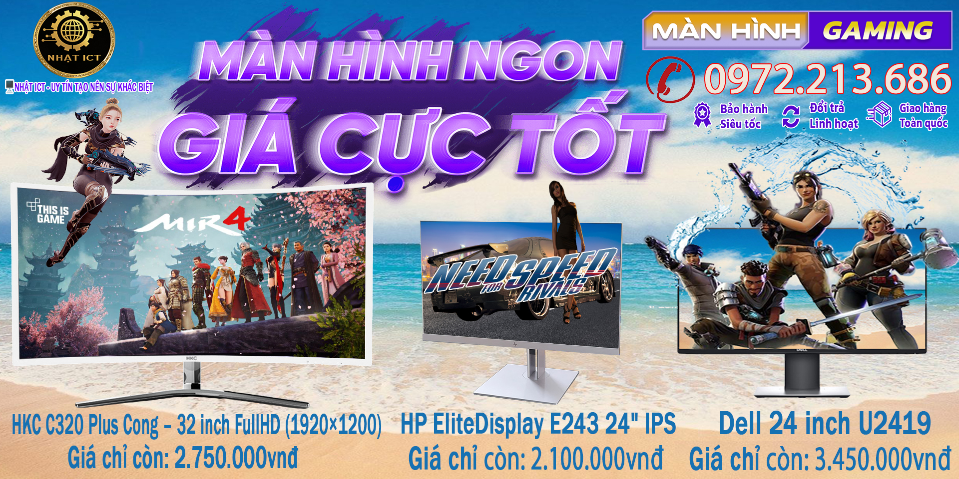 Màn hình dell ultrasharp u2419h 24" ips