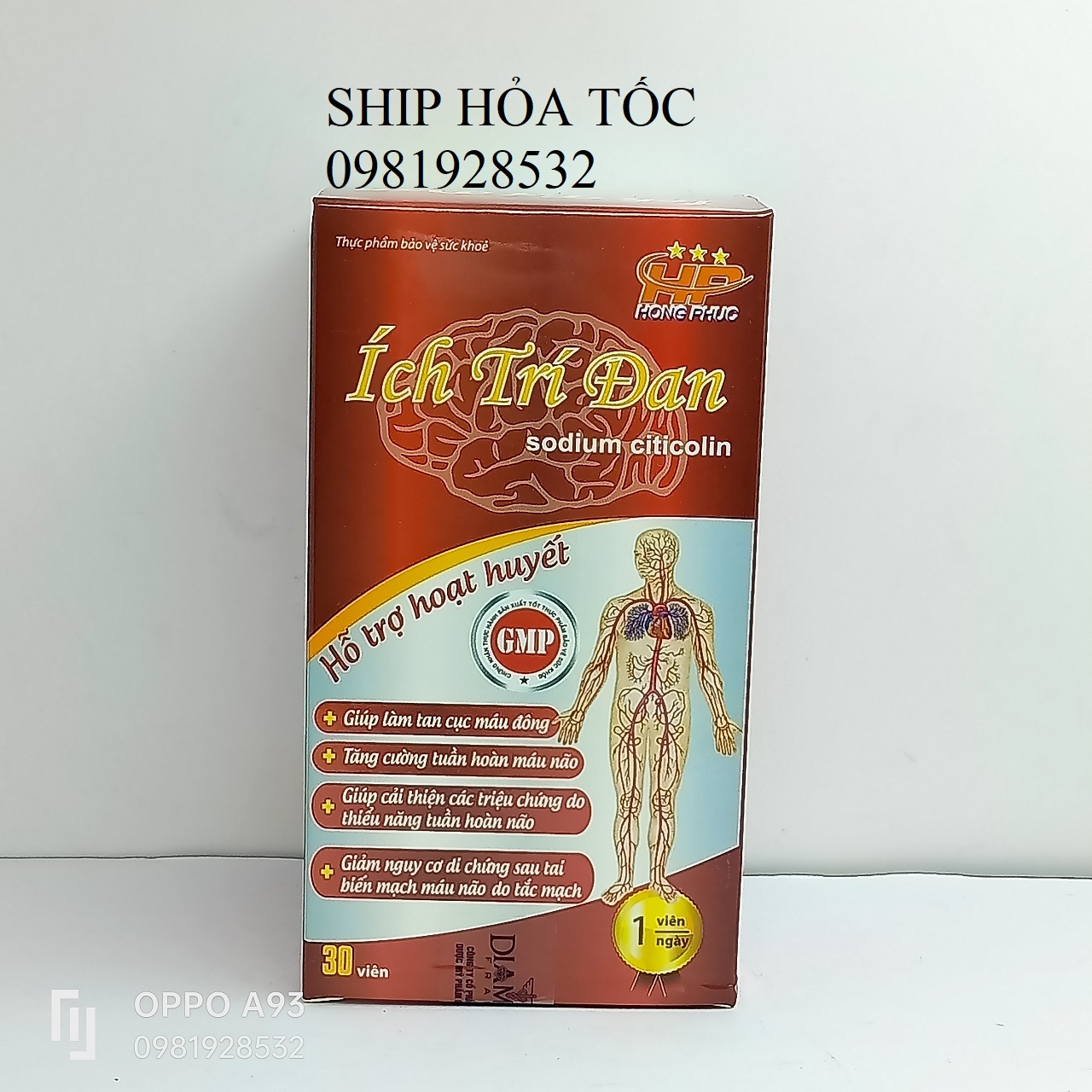 Ích Trí Đan hỗ trợ làm tan cục máu đông Hộp 30 viên