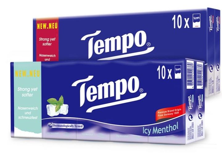Khăn Giấy Bỏ Túi Tempo Regular  (Lốc 10 Gói)