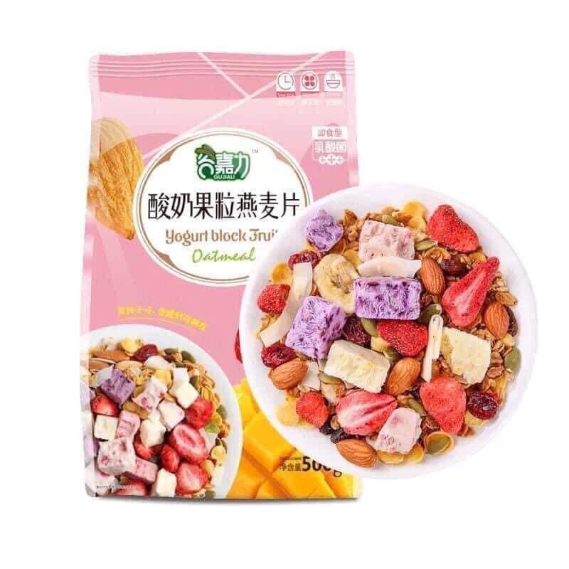 Ngũ cốc giảm cân ăn kiêng mix hạt, sữa chua 500g