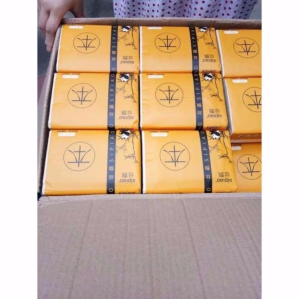 Một thùng giấy ăn gấu trúc Sipiao - Nhập khẩu loại 1
