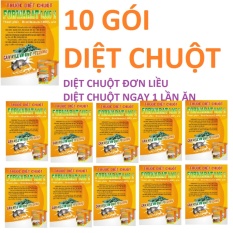  Bộ 10 gói thuốc chuột nhanh FORWARAT 0.005 wax block 10 gói x 40g 