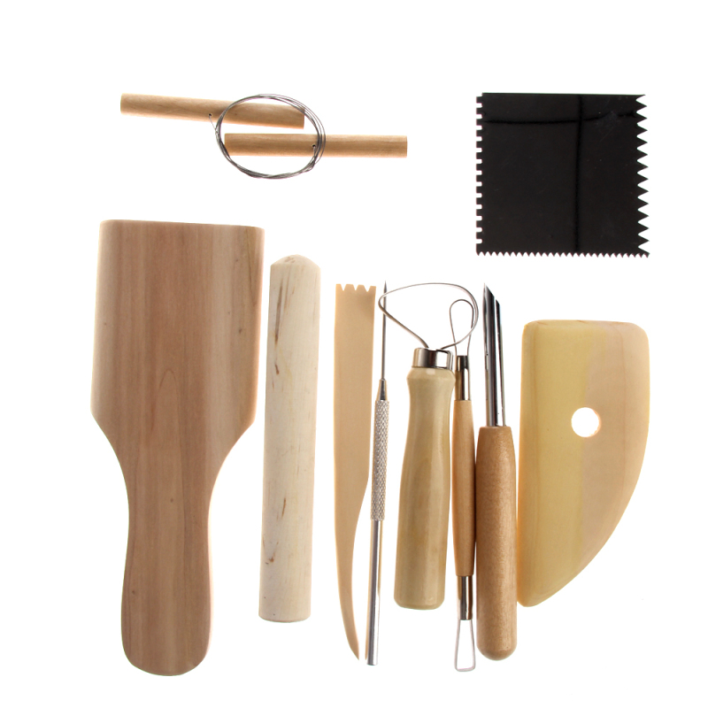 Mua 10pcs Portable Different Wood Metal Clay Pottery Sculpture Tools New