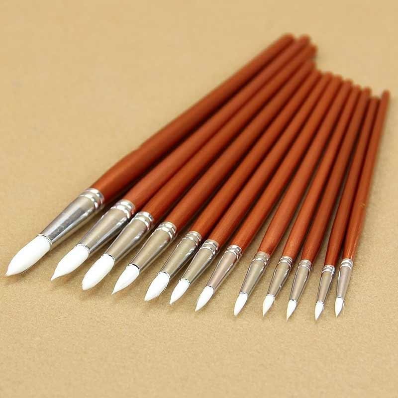Mua 12 Cây Cọ Vẽ Bằng Gỗ -Vẽ Tranh Sơn Dầu Màu Nước Màu Acrylic - Quốc tế