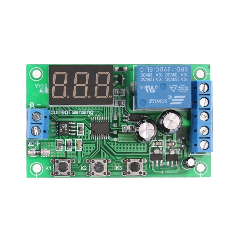 Bảng giá Mua 12V 0-10A DC Current Detection Module Current Sensing Detecting Delay Relay Control - intl