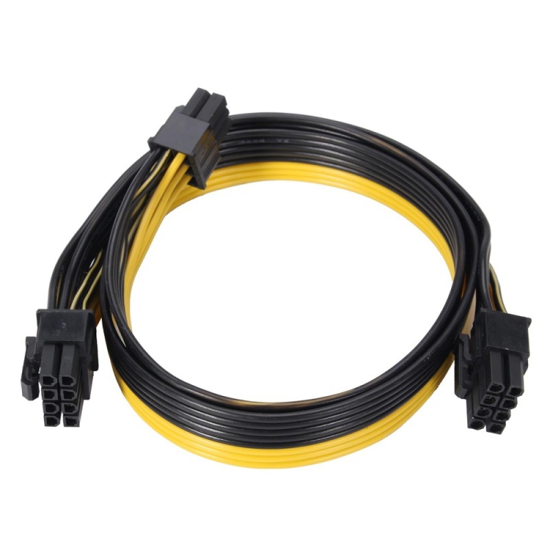 Bảng giá 20cm PCI-E 6pin to 8-Pin Power Cables For Graphics Video Card Board Adapter - intl