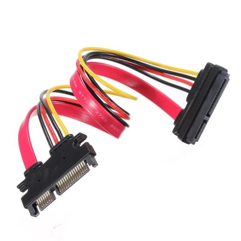Bảng giá 22P 7+15Pin Male to Female Serial ATA SATA Data Power Combo
Extension Cable M/F - intl