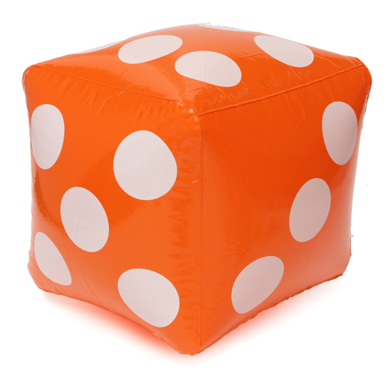 30*30cm Giant Inflatable Air Number Dice Outdoor Beach Toy Party Garden Game - Intl