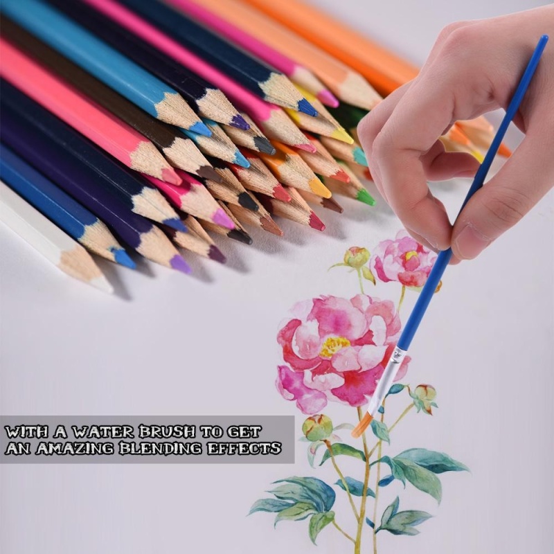 Bảng giá Mua 36 Color Premium Pre-Sharpened Water-soluble Water Colored Pencils
Set with Brush Metal Case for Kids Adults Artist Art Drawing
Sketching Writing Artwork Coloring Books - intl